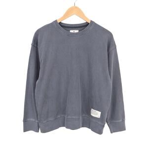 American Giant Men's Vintage Washed Relaxed French Terry Crew Grey Small